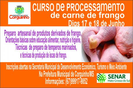 CURSO DE PROCESSAMENTO DE CARNE DE FRANGO