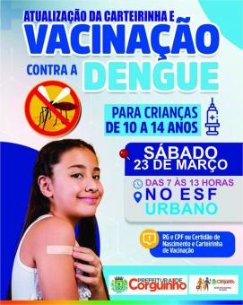 Atualização de carteirinha e vacinação contra dengue