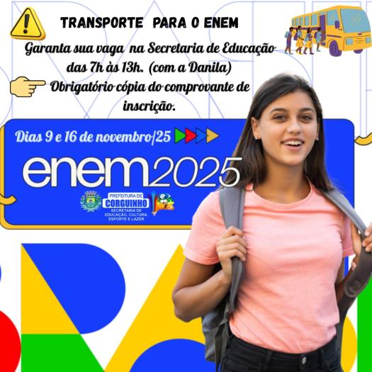 Transporte para o Enem