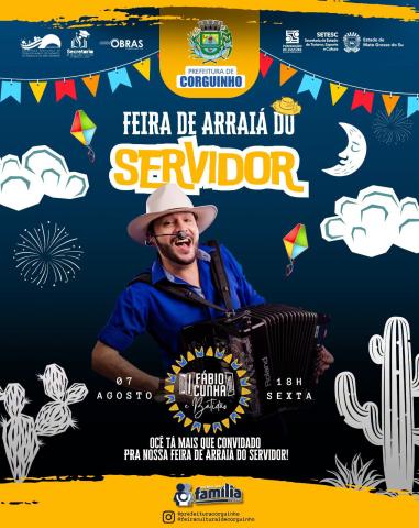 Vem aí arraiá do servidor